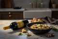 Risotto de hongos — Château Dauzac Bacchus