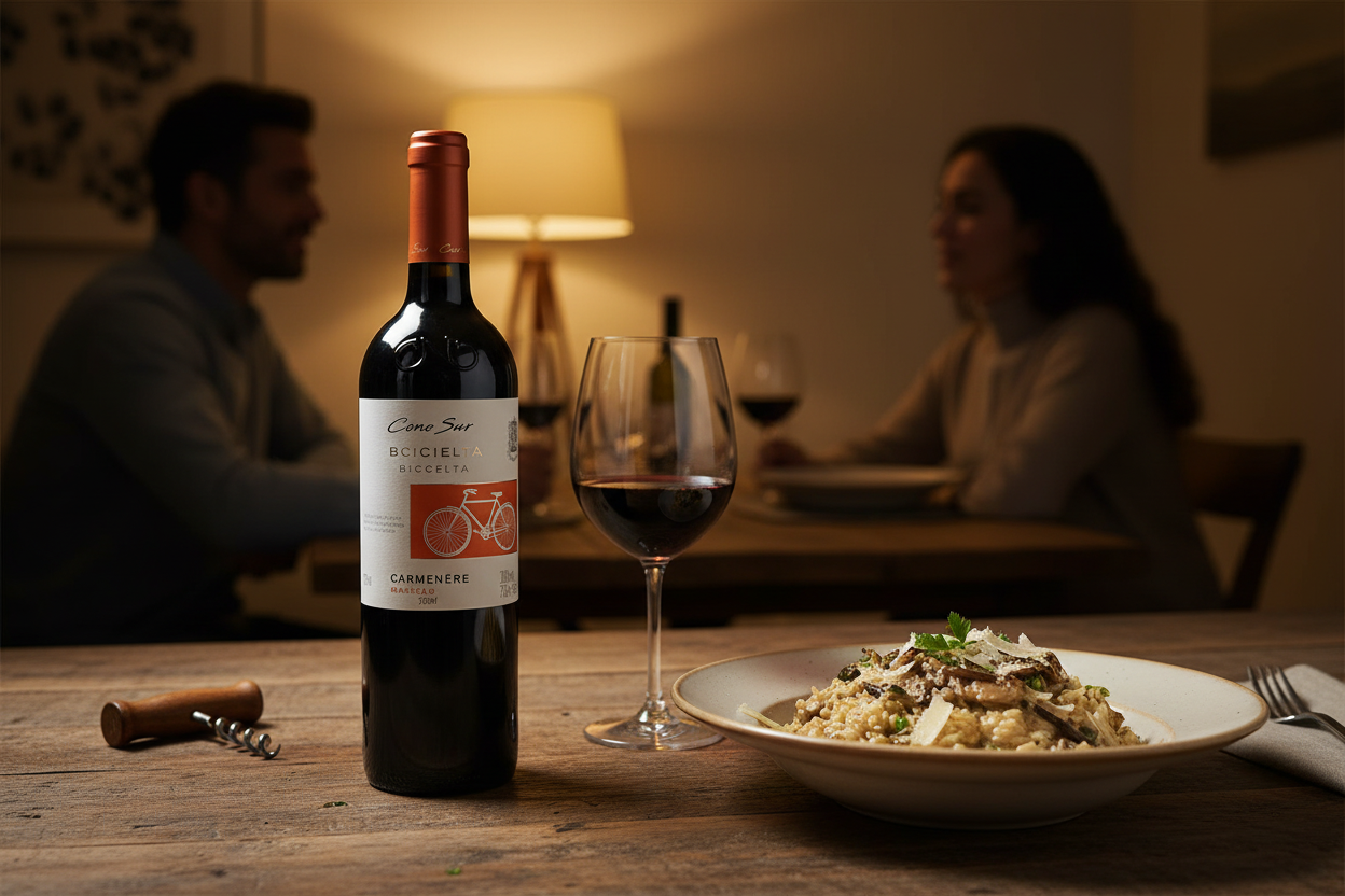 Risotto de hongos silvestres