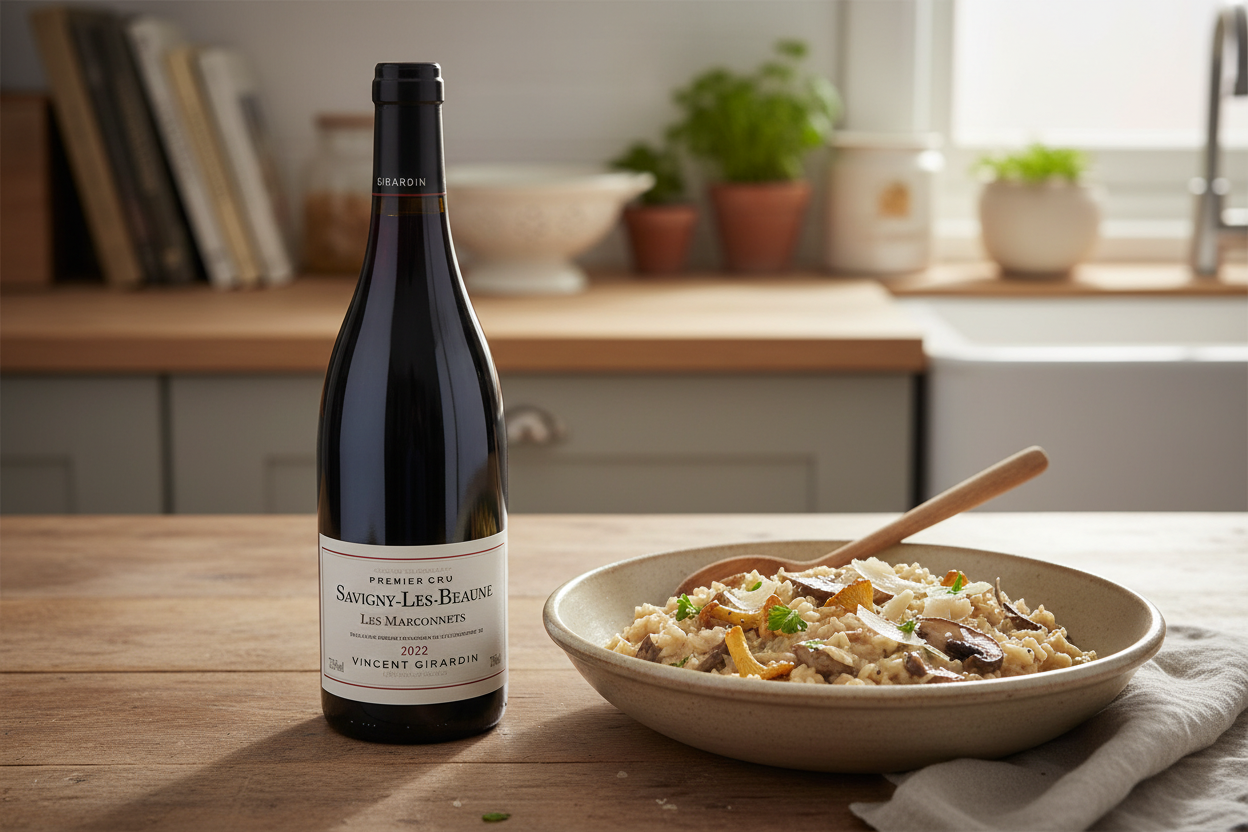 Risotto de hongos silvestres