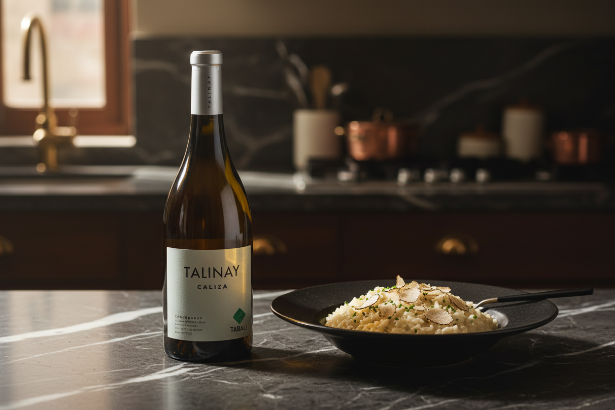 Risotto de trufa blanca con Tabalí Talinay