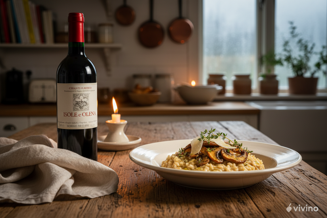 Risotto porcini con Chianti Classico