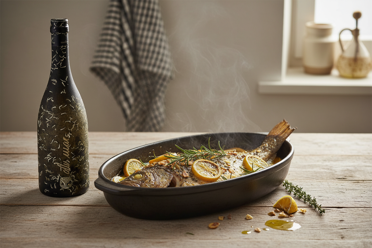 Rodaballo al horno