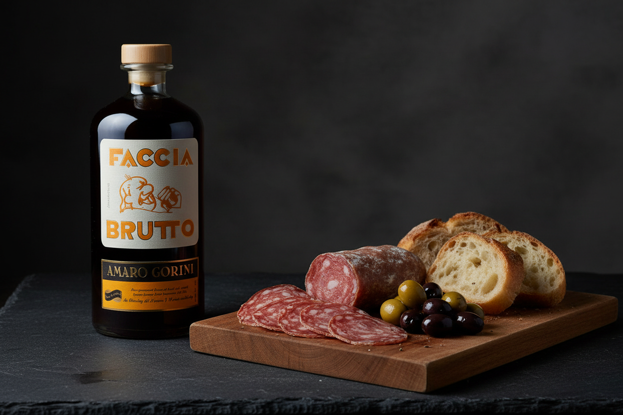 Salami toscano con Amaro Gorini