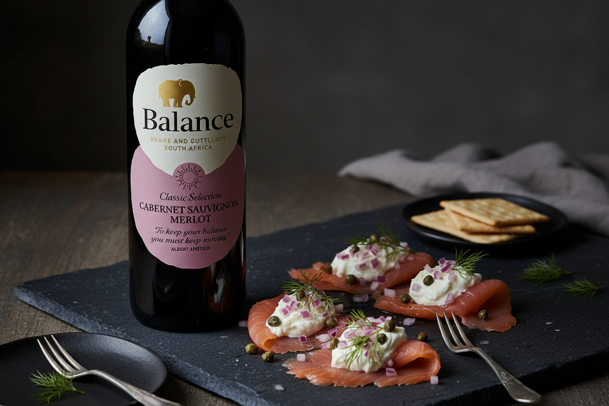 Salmón ahumado con Balance Classic