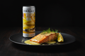 Salmón con Chardonnay Courage