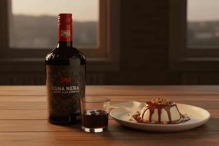 Sambuca Negro Luna Nera 750ml - La Cava