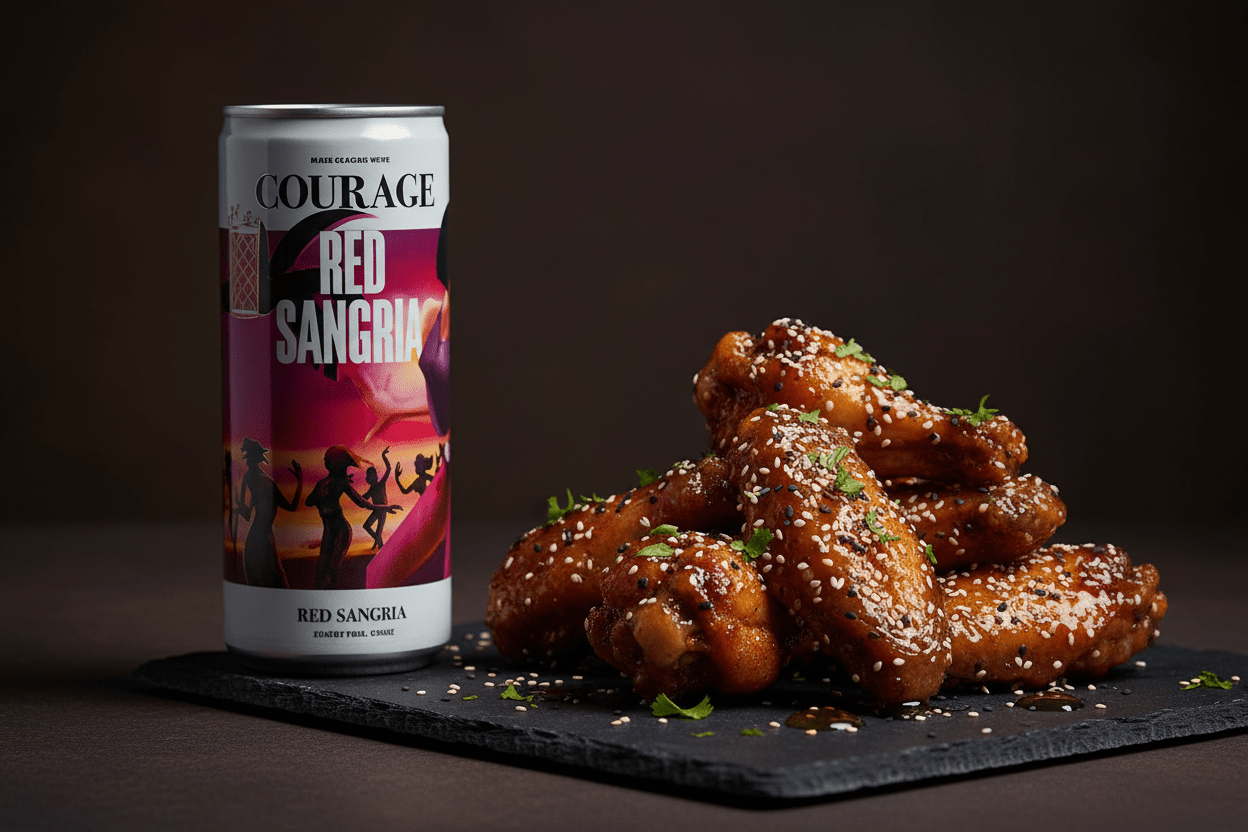 Sangría Tinta Lata Courage 250ml - La Cava