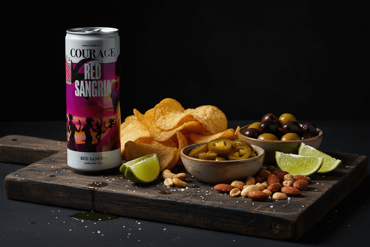 Sangría Tinta Lata Courage 250ml - La Cava