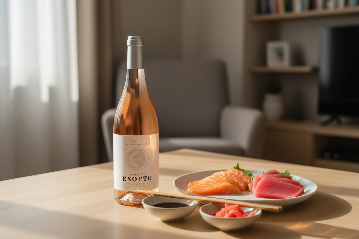 Sashimi con Bozeto de Exopto Rosado