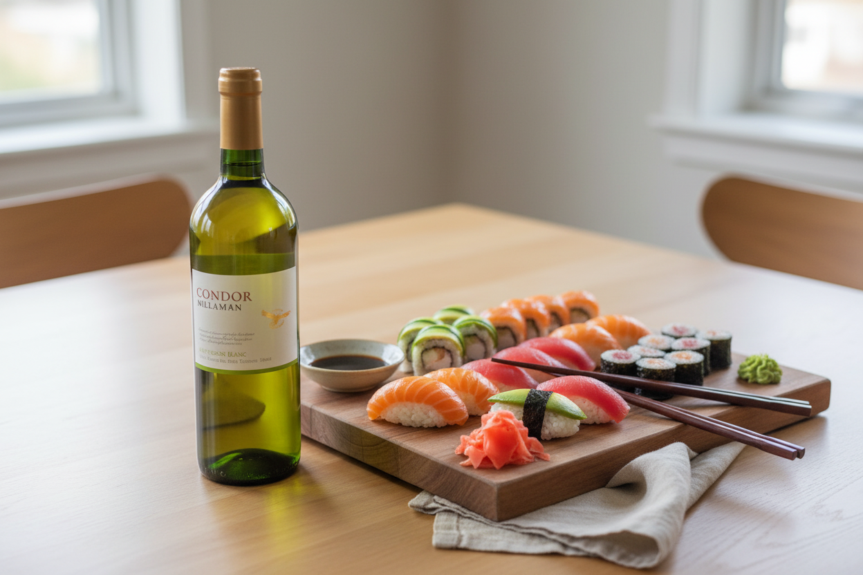 Sauvignon Blanc Joven Chile Sushi