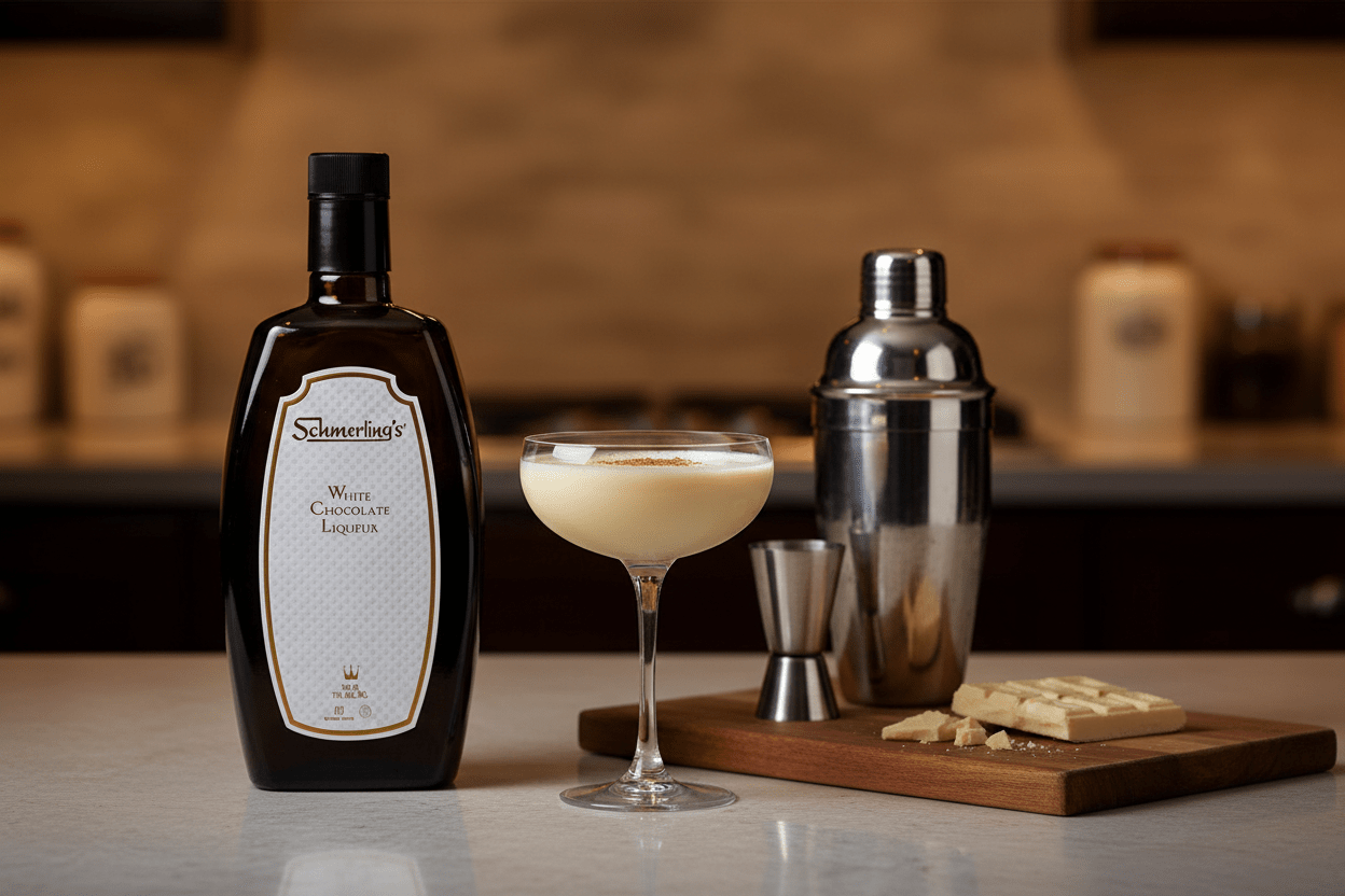 Schmerling's white chocolate 750ml - Licor Suizo - La Cava