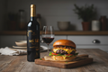 Sei-la Tinto con hamburguesa gourmet