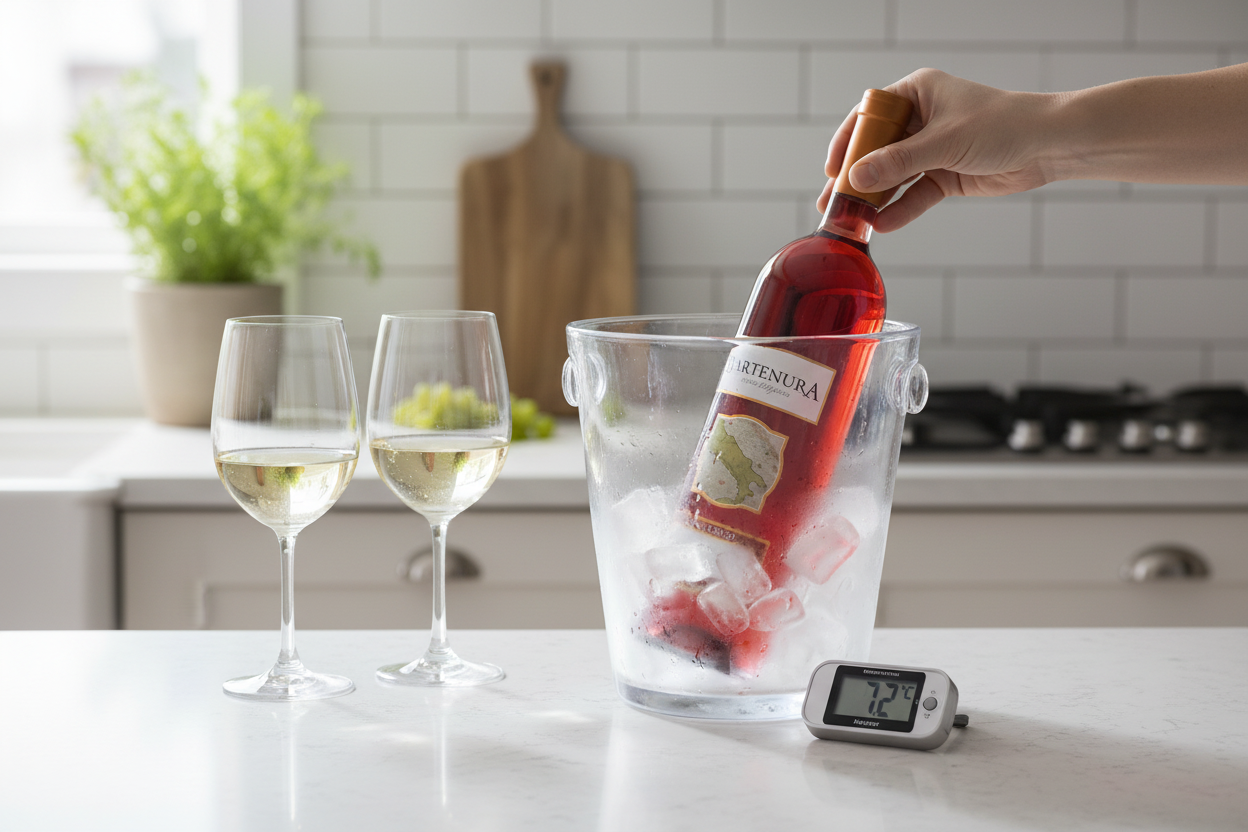 Servir frío con Bartenura Sweet Red