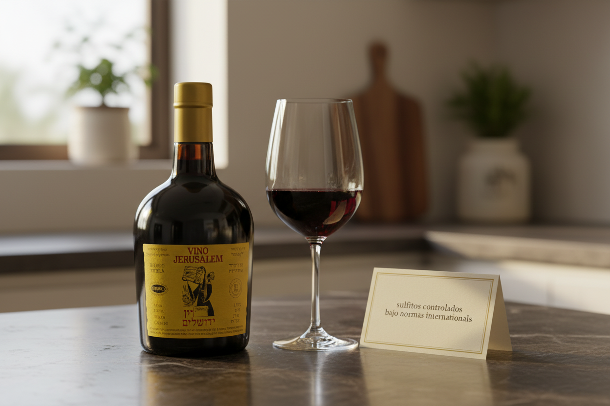 Sulfitos controlados — Kosher Jerusalem 200ml