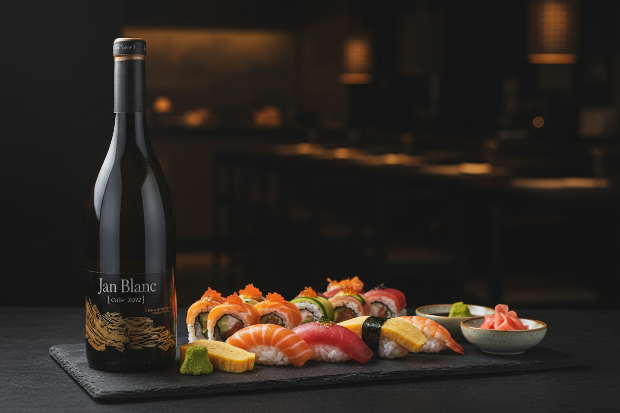 Sushi con Jan Blanc