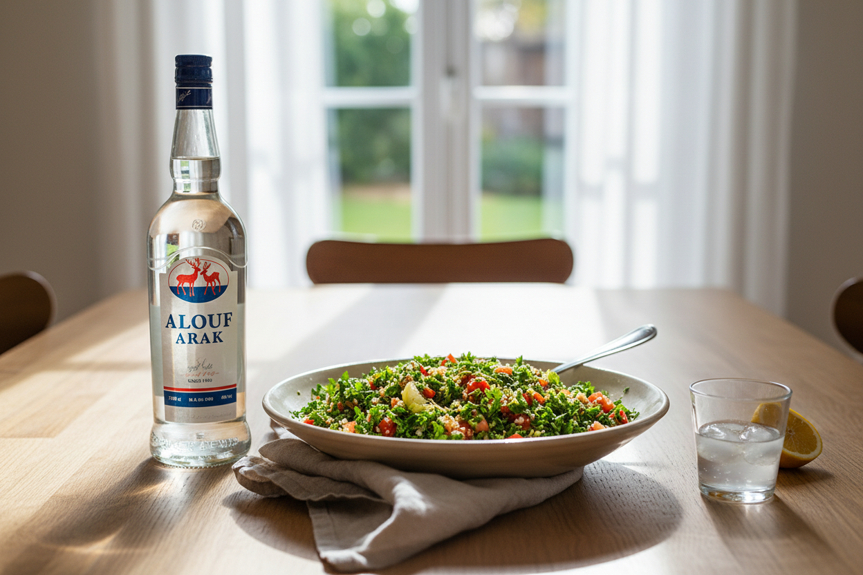 Tabulé con Arak Alouf