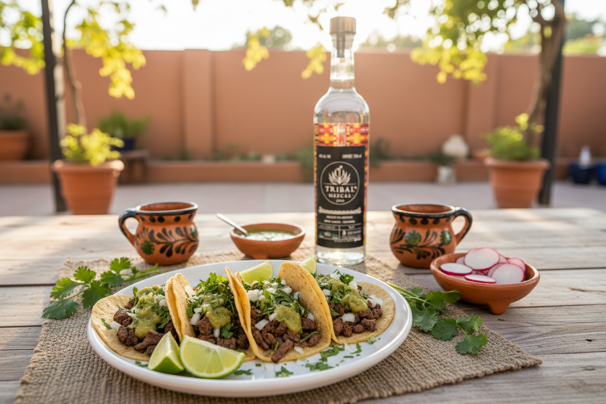 Tacos de carne asada