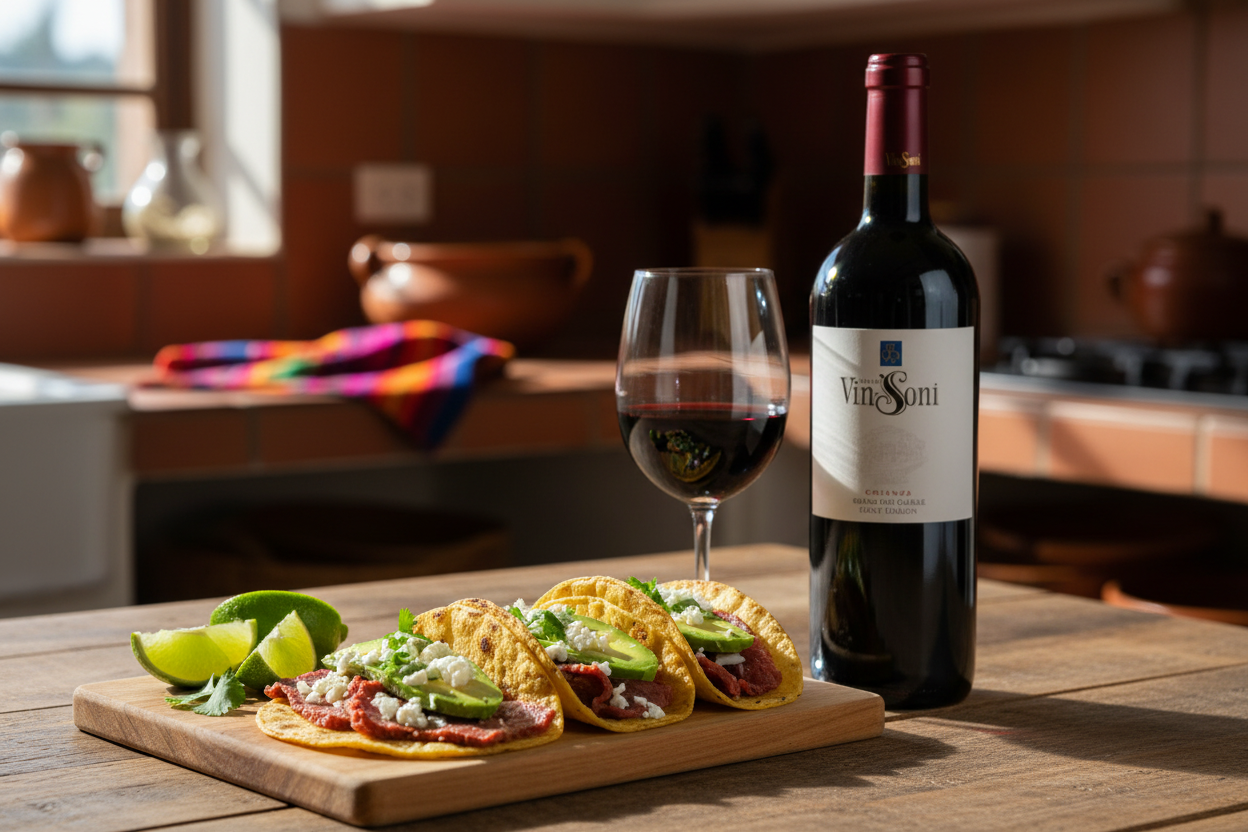 Tacos de cecina