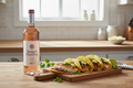 Tacos de pescado con Baron Herzog Rosé