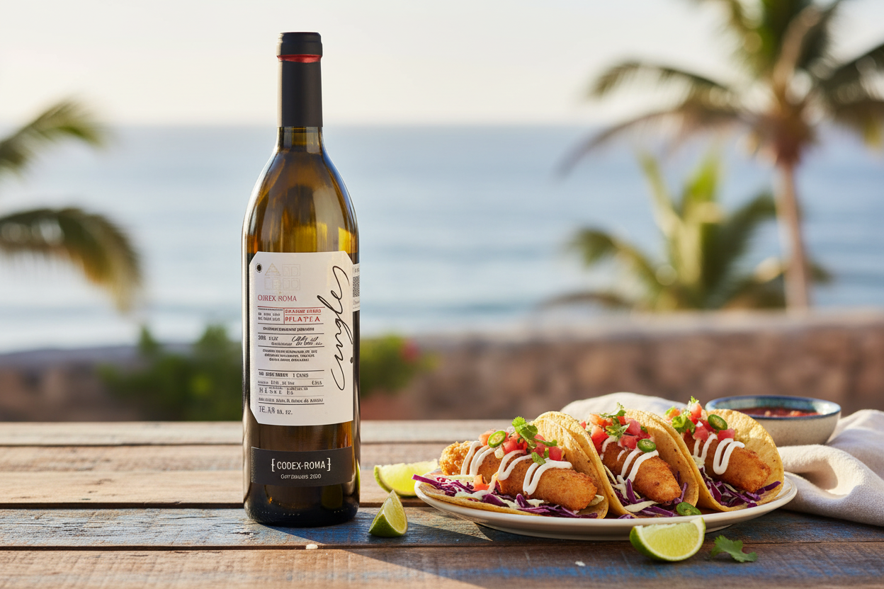 Tacos de pescado Ensenada con Cingles