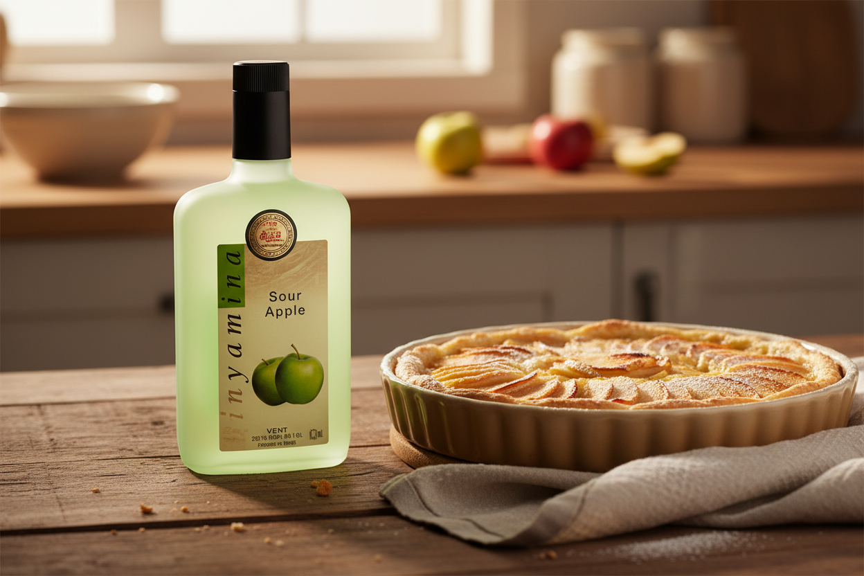 Tarta de manzana con Binyamina Sour Apple