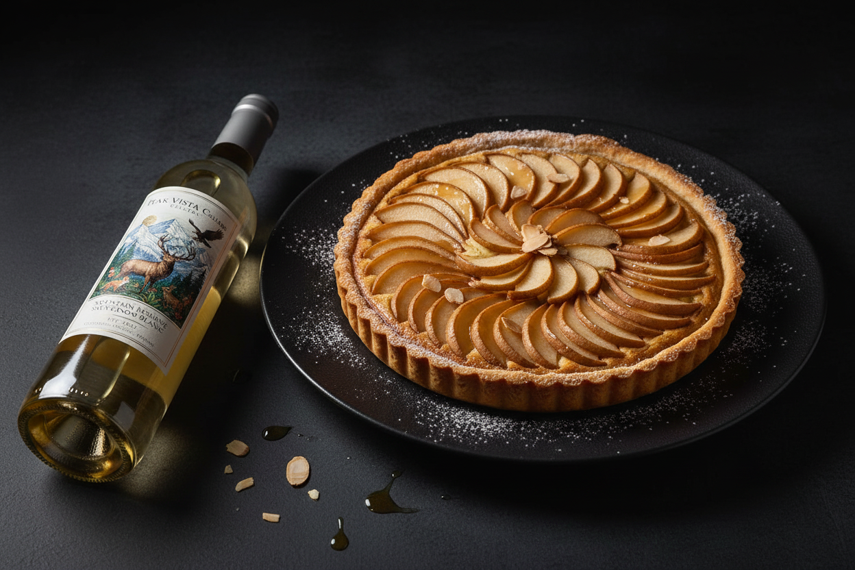 Tarta de pera y almendras con Victoria 2