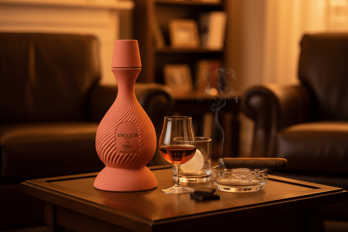 Tequila Añejo Adicción baby 200ml 40° - La Cava