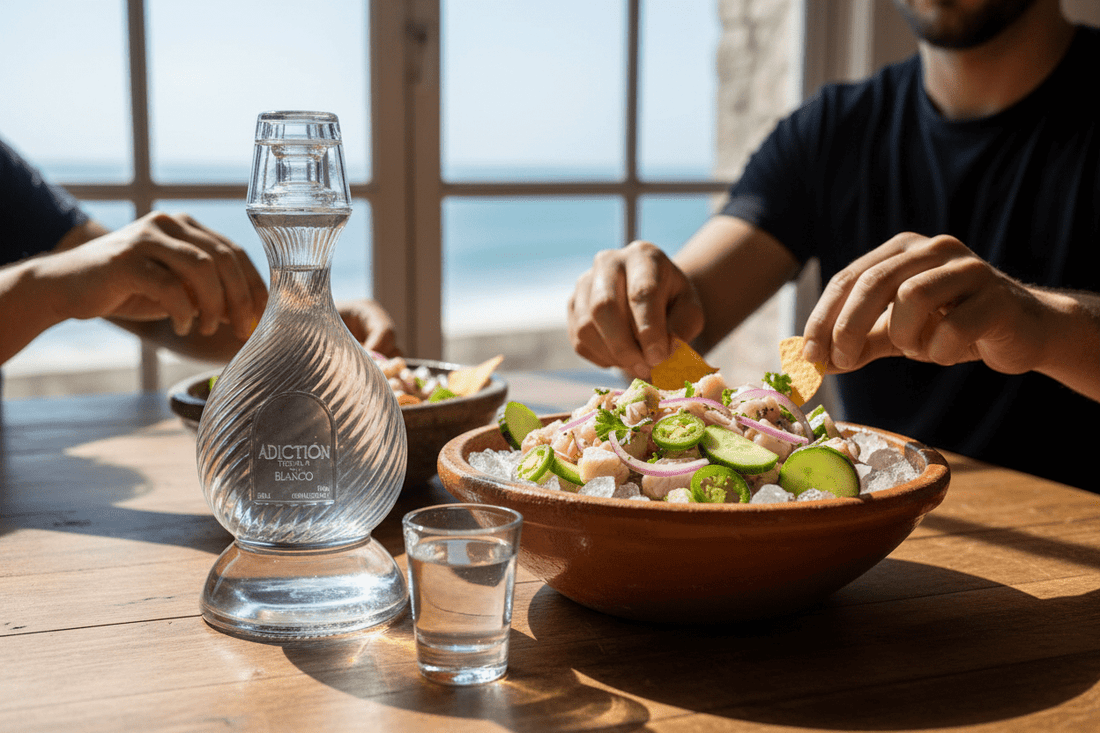 Tequila Blanco Adicción 1 Lt 40° - La Cava