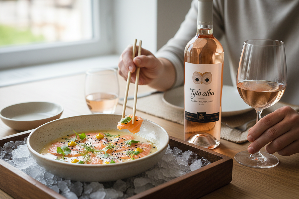 Tiradito de salmón