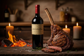 Tomahawk con botella referencia