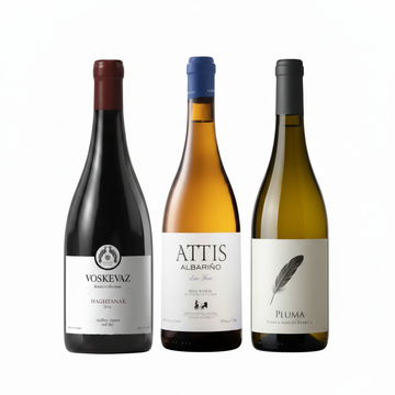 Tres botellas de vino