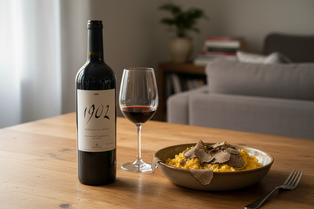 Trufa negra de invierno con 1902 Centenary Carignan 2017