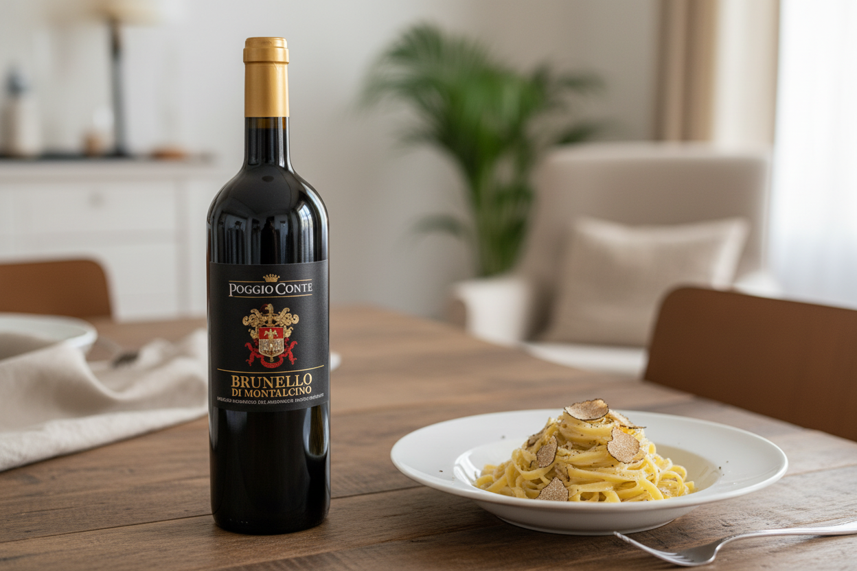 Trufa negra de Norcia con Riserva 2016