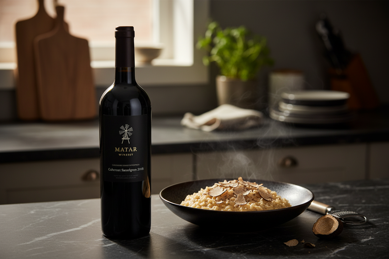 Trufa negra — Matar Cabernet Sauvignon Kosher