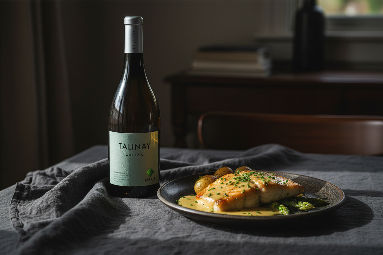 Turbot en beurre blanc con Tabalí Talinay