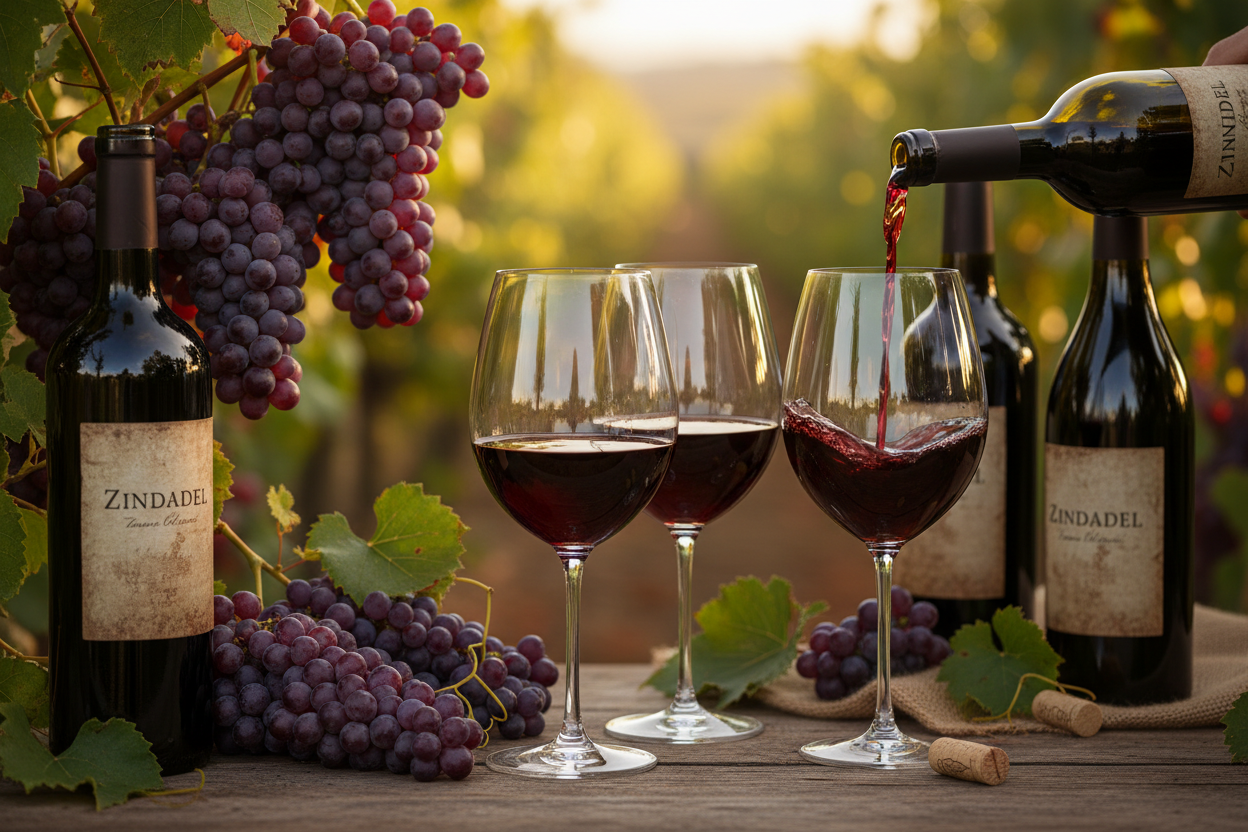 Uva Zinfandel con vinos