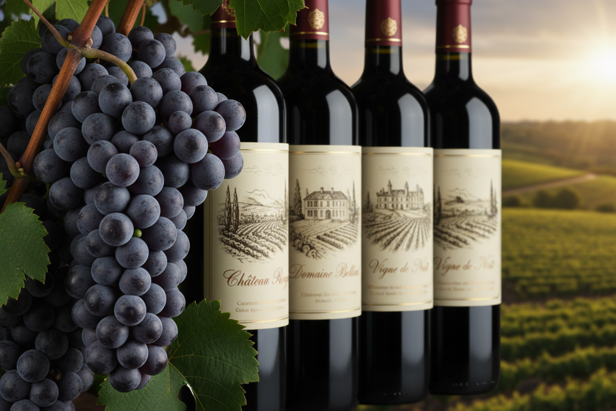 Uvas Cabernet Franc con vinos que tengan en la etiqueta el nombre y viñedos de fonodslider_item_HiMBLA
