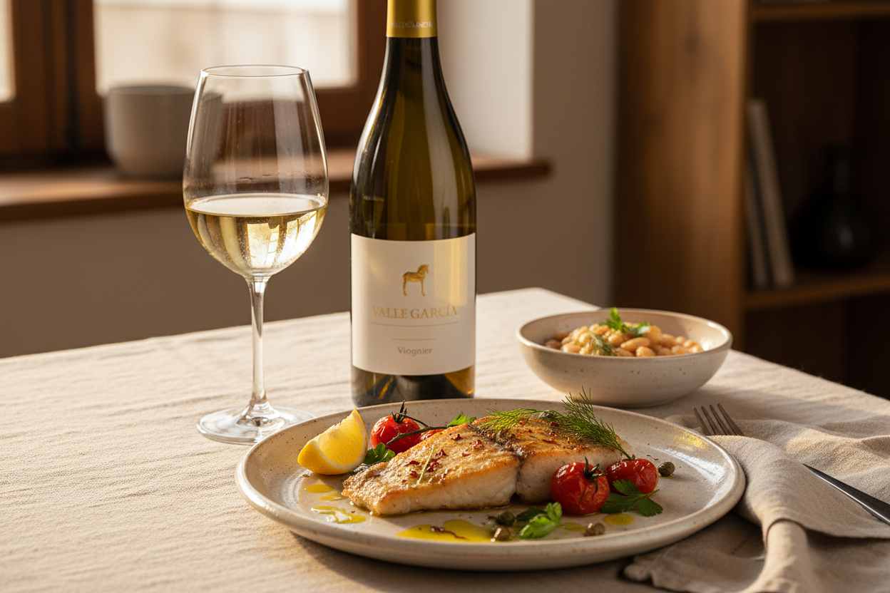 Vallegarcía Viognier 2023 Pago de Vallegarcía - Rodaballo o Bacalao