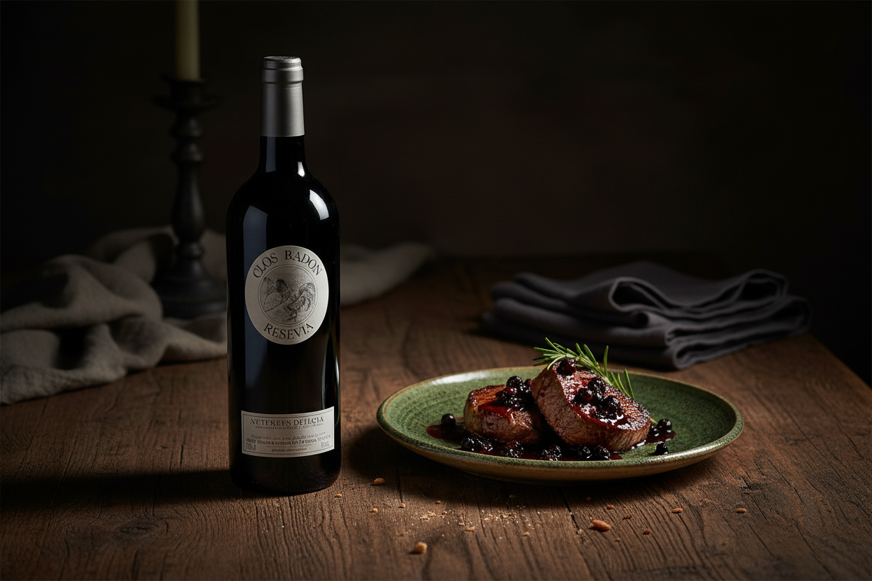 Venado en salsa de grosella — Clos Badon Reserva