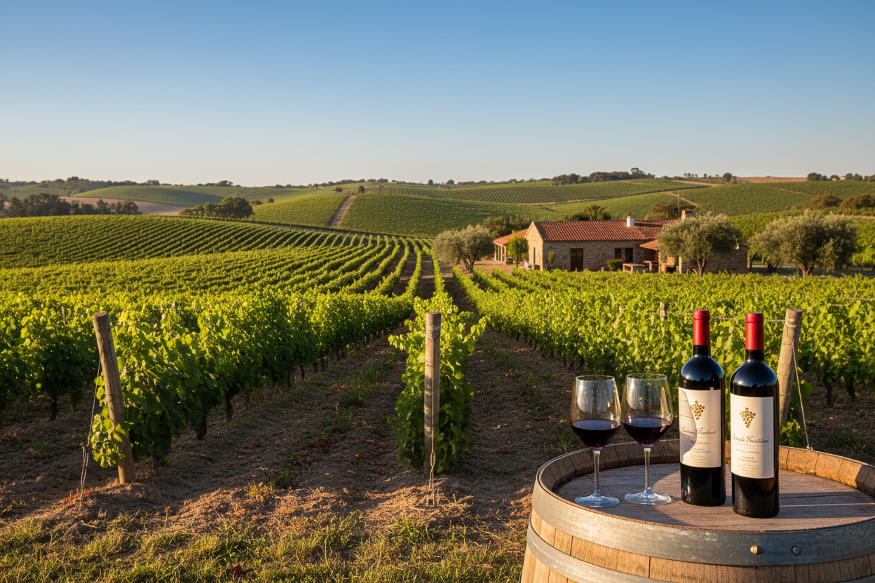 Viñedo uruguayo con vinos slider_item_HiMBLA
