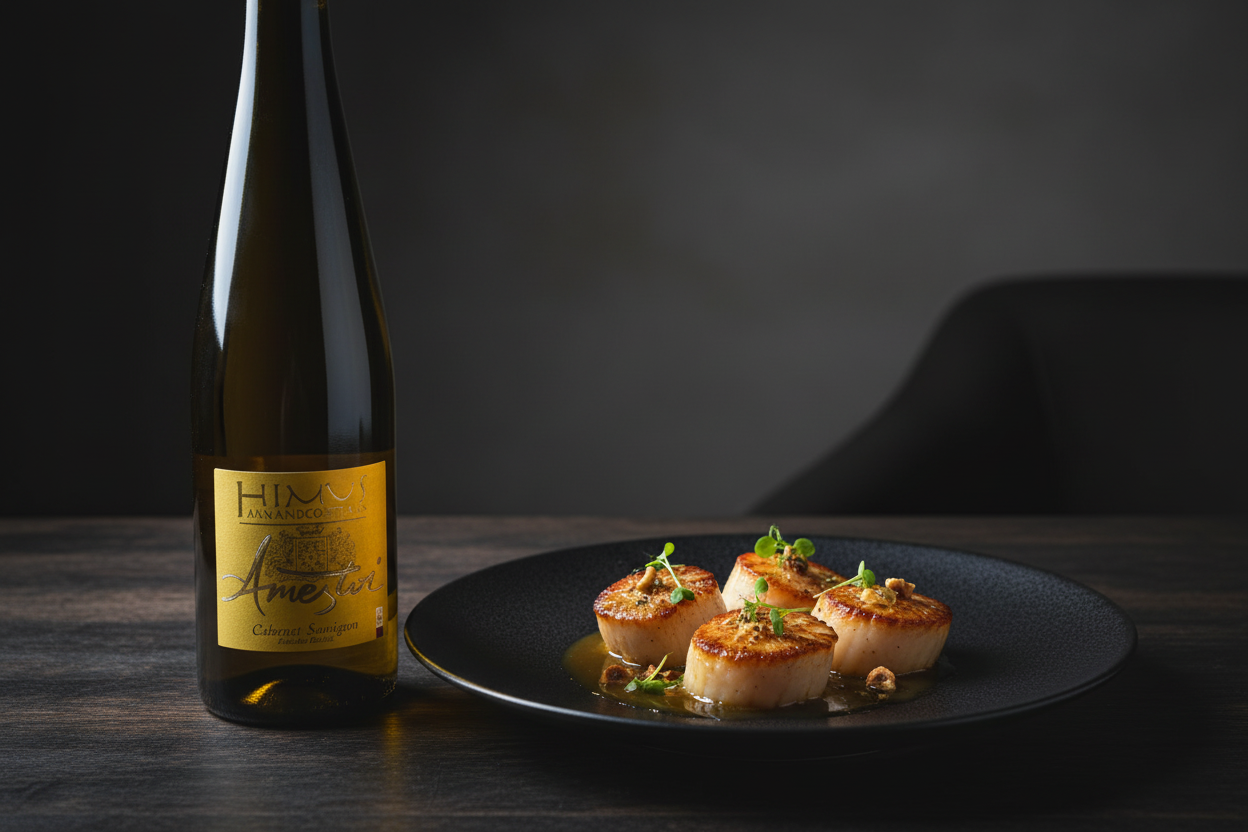 Vieiras con Txakoli Primus