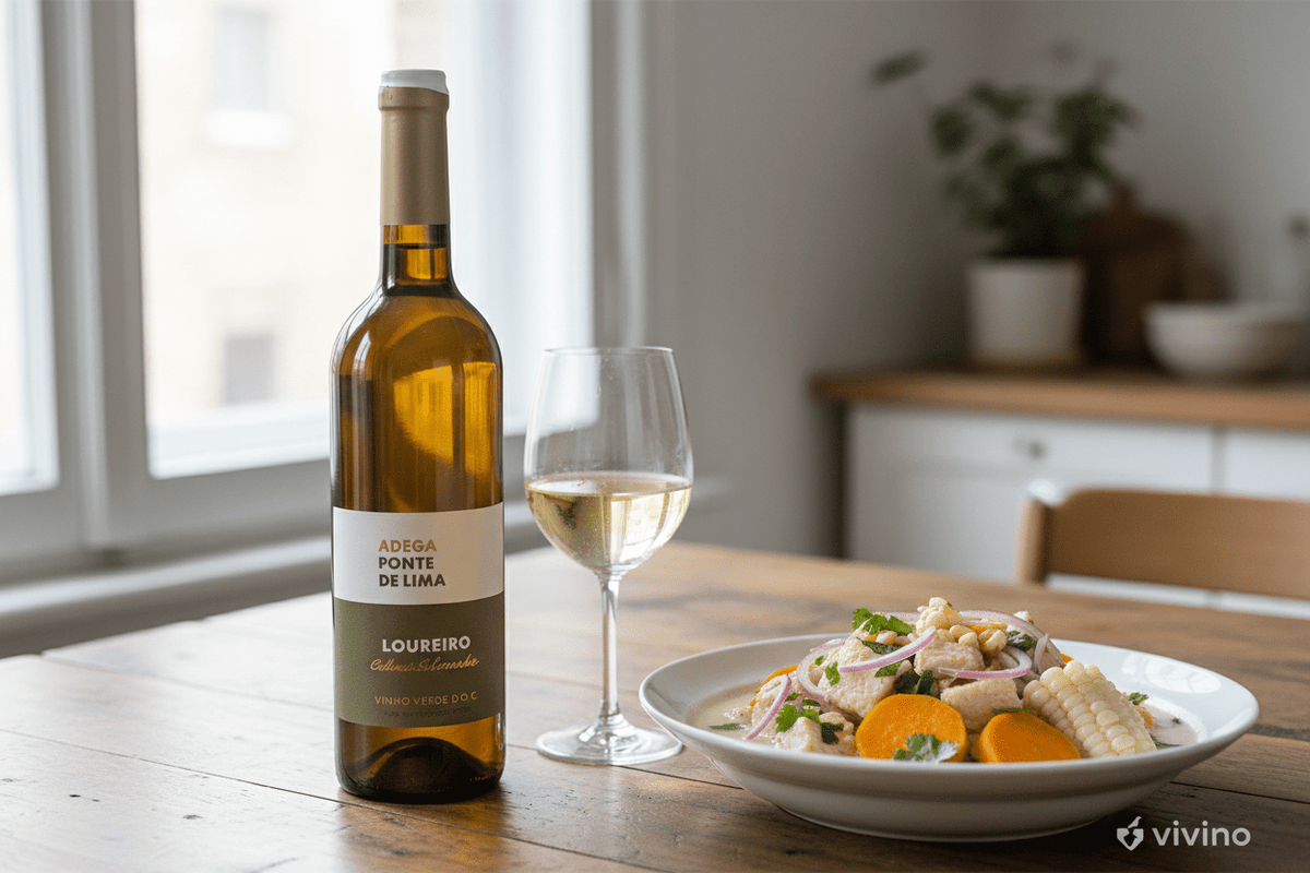Vinho Verde Adega Ponte de Lima Loureiro Alvarinho - La Cava