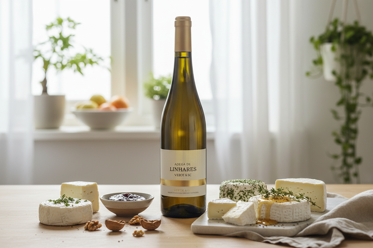 Vinho Verde Quinta de Linhares Queso Cabra