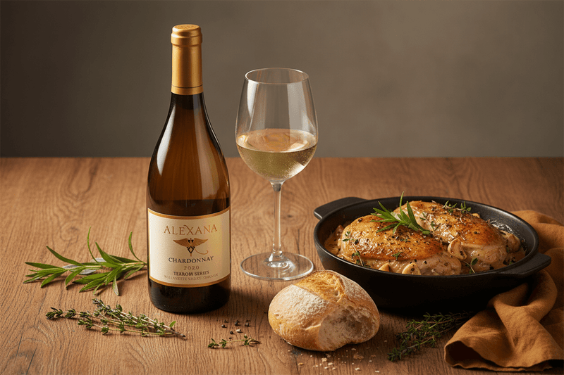 Vino Blanco Alexana Chardonnay Terroir 2020 750ml Oregón - Vino de Estados Unidos - La Cava