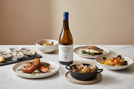 Vino Blanco Attis Albarño 2024 750ml D.O. Rías Baixas - Vino de España - La Cava