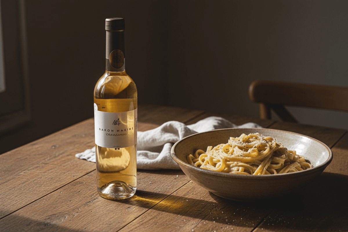 Vino Blanco Baron Maxime Chardonnay 750ml IGP Méditerranée - Vino de Francia - La Cava