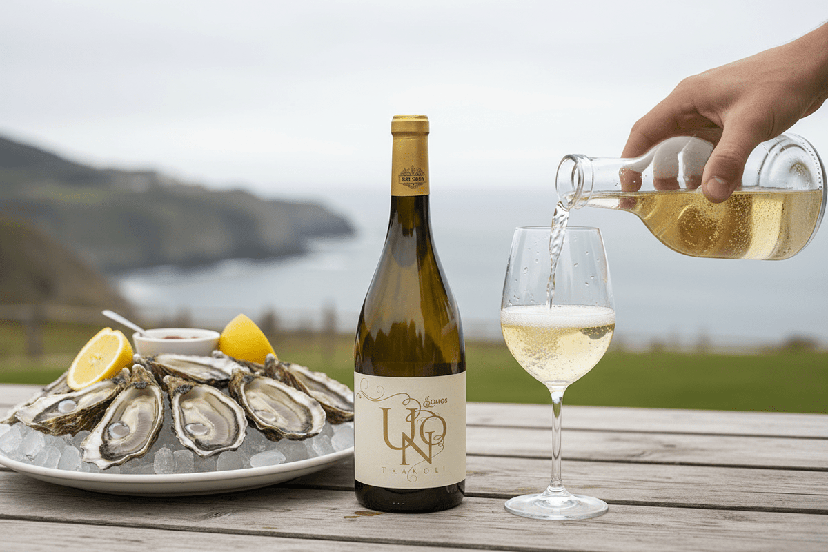 Vino Blanco Bat Gara Txakoli Uno - La Cava