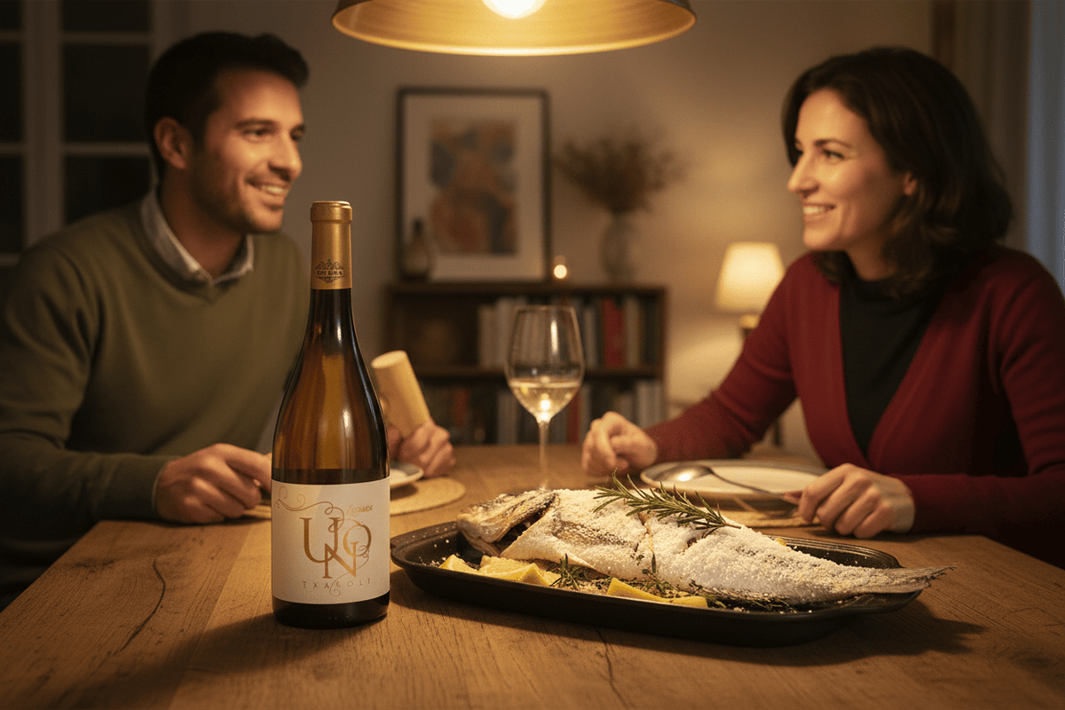 Vino Blanco Bat Gara Txakoli Uno - La Cava