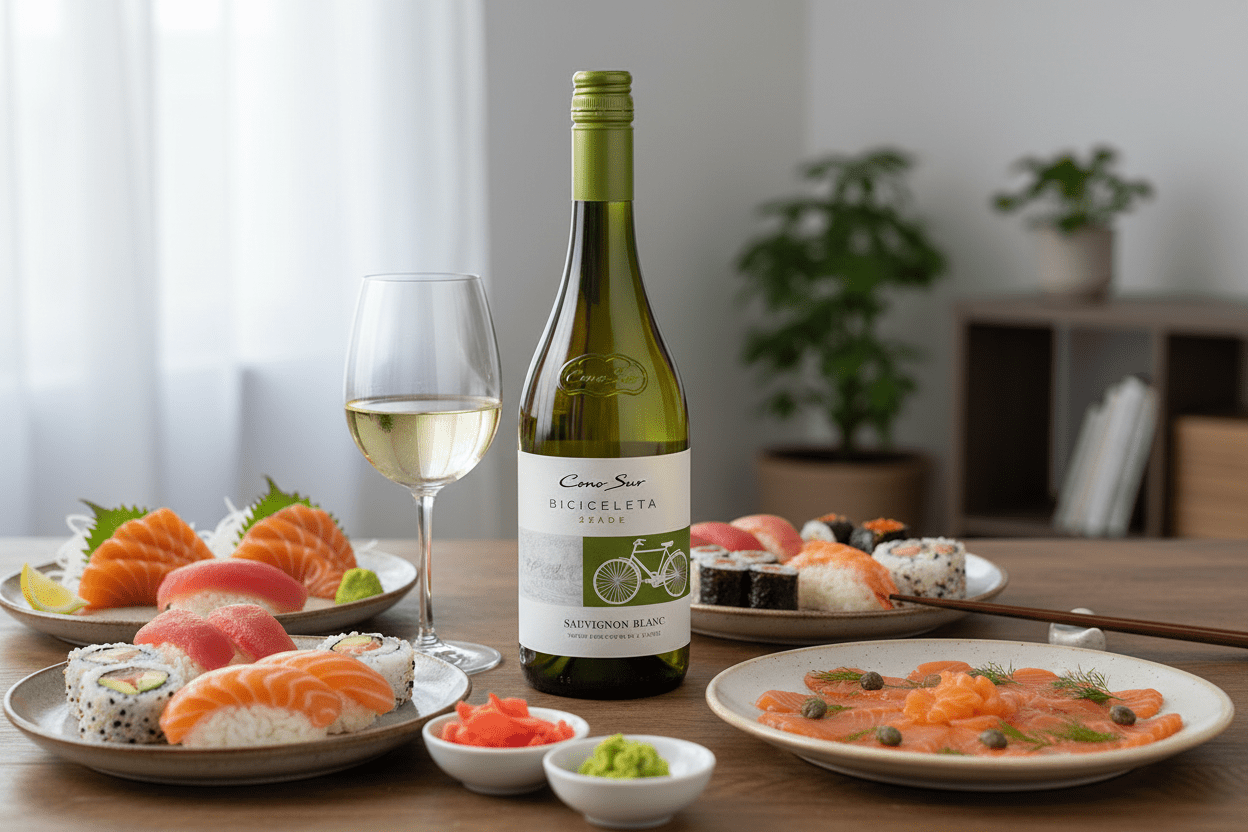 Vino Blanco Cono Sur Organico Sauvignon Blance de 750 ml - La Cava