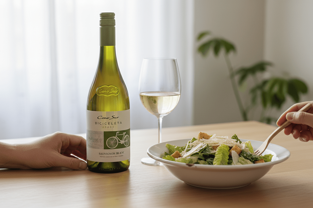 Vino Blanco Cono Sur Organico Sauvignon Blance de 750 ml - La Cava